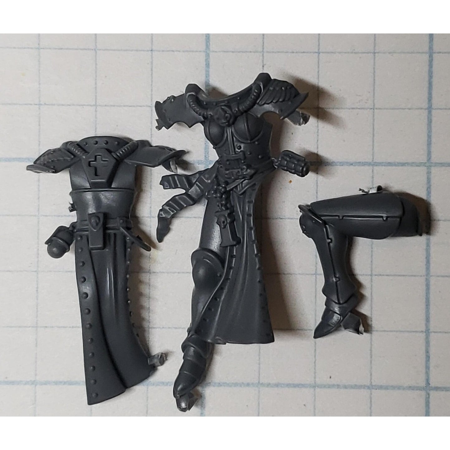 40k Adeptus Sororitas Bits Seraphim Armored Female Torso Set #16