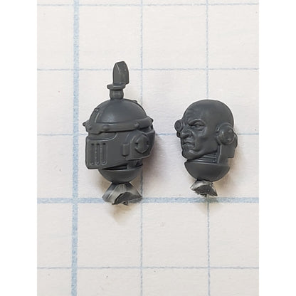 30k Space Marine Bits Legionnaire Mark II Crusade Sgt Helmet Bare Head