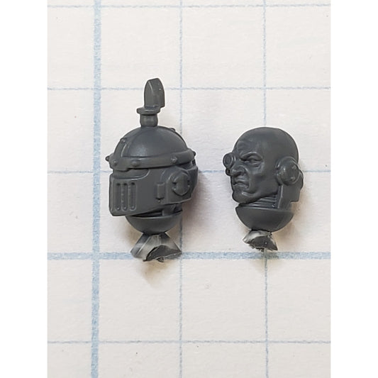 30k Space Marine Bits Legionnaire Mark II Crusade Sgt Helmet Bare Head
