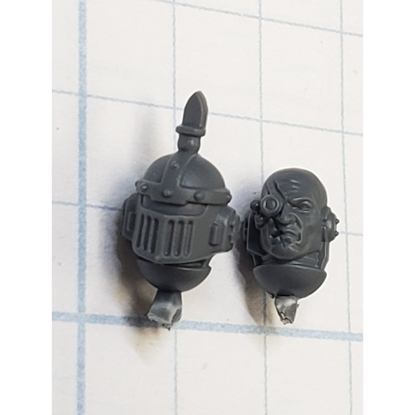 30k Space Marine Bits Legionnaire Mark II Crusade Sgt Helmet Bare Head