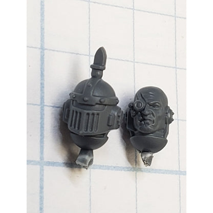 30k Space Marine Bits Legionnaire Mark II Crusade Sgt Helmet Bare Head