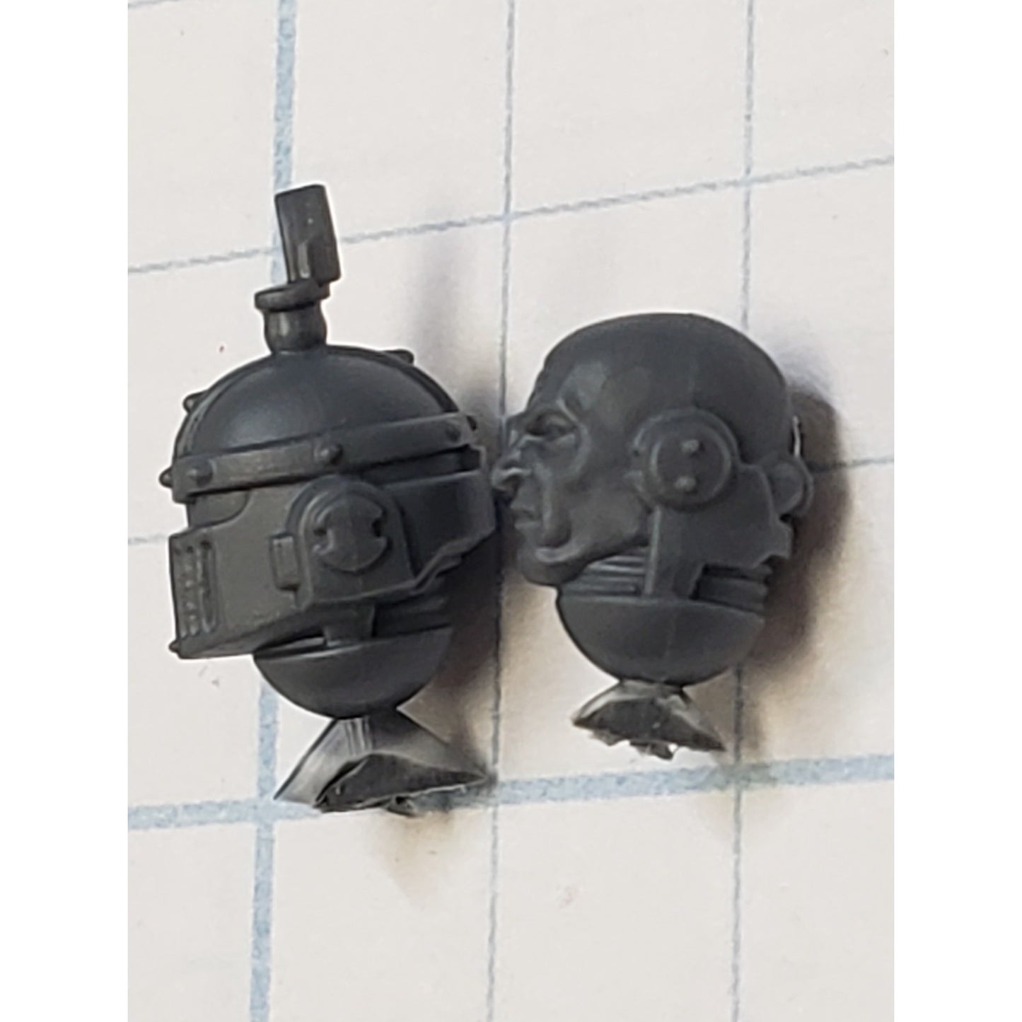 30k Space Marine Bits Legionnaire Mark II Crusade Sgt Helmet Bare Head