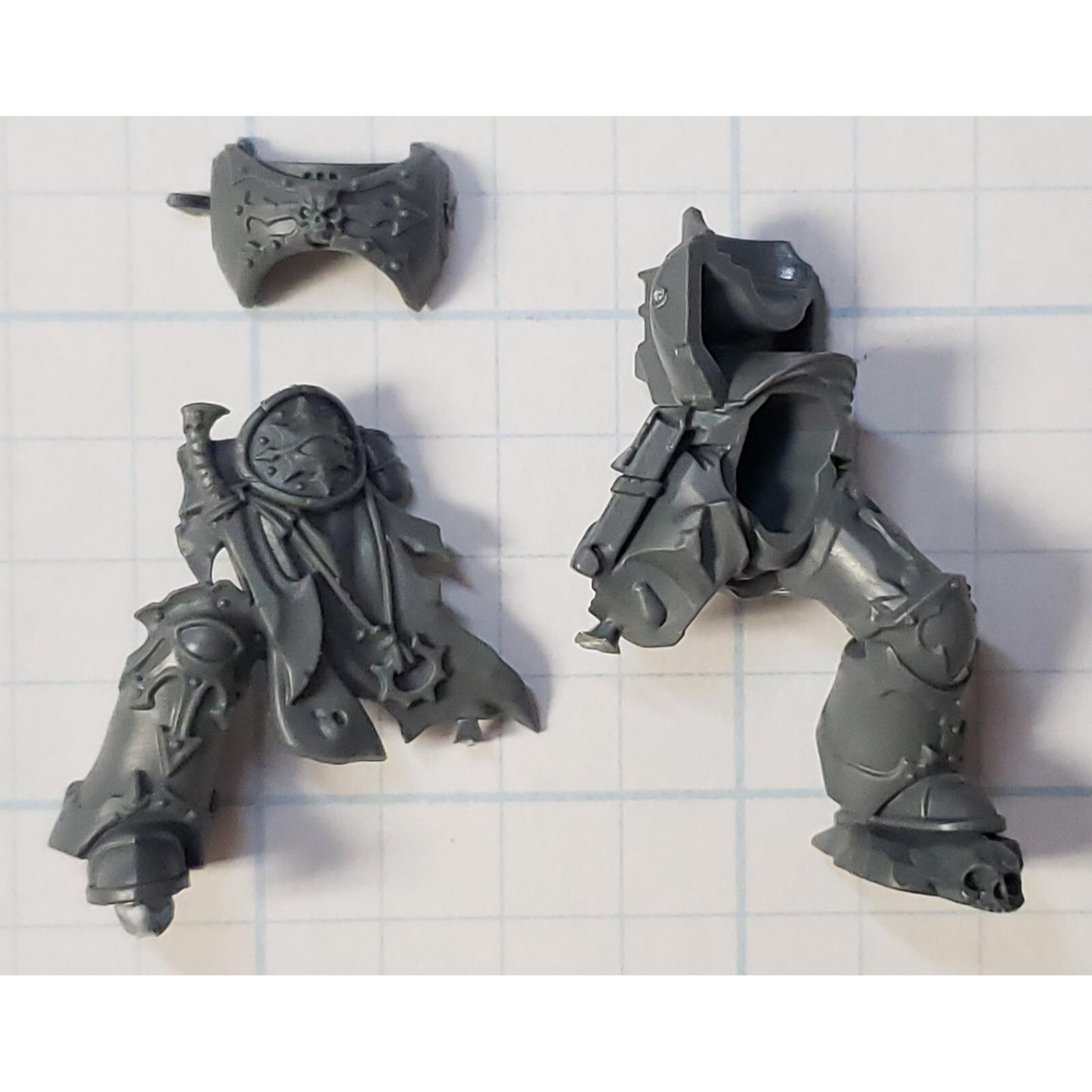 40k Chaos Space Marine Bits Chosen Engraved Torso & Legs Set #15