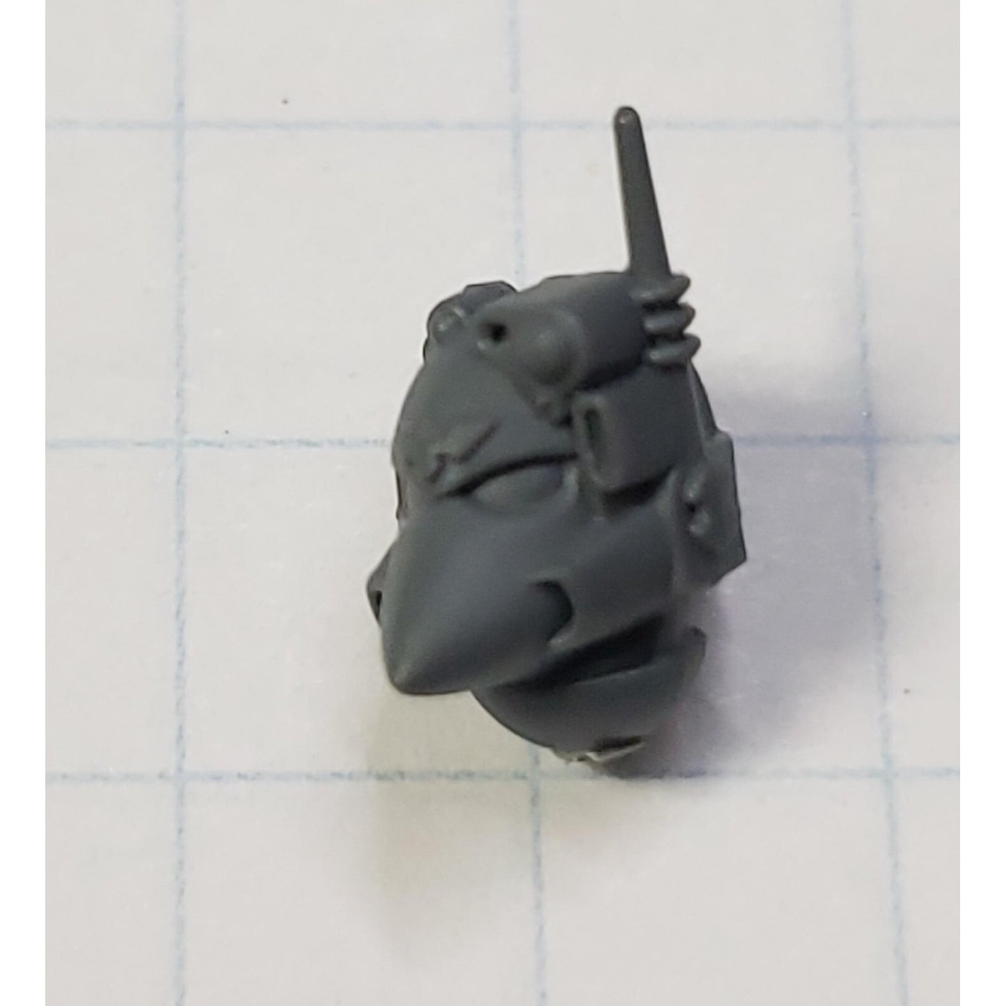 30K Space Marine Bits Mark VI Assault Squad Sgt Helmet Head w Comm #34