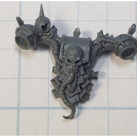 40k Chaos Space Marine Bits Chosen Engraved Mutated Backpack #13