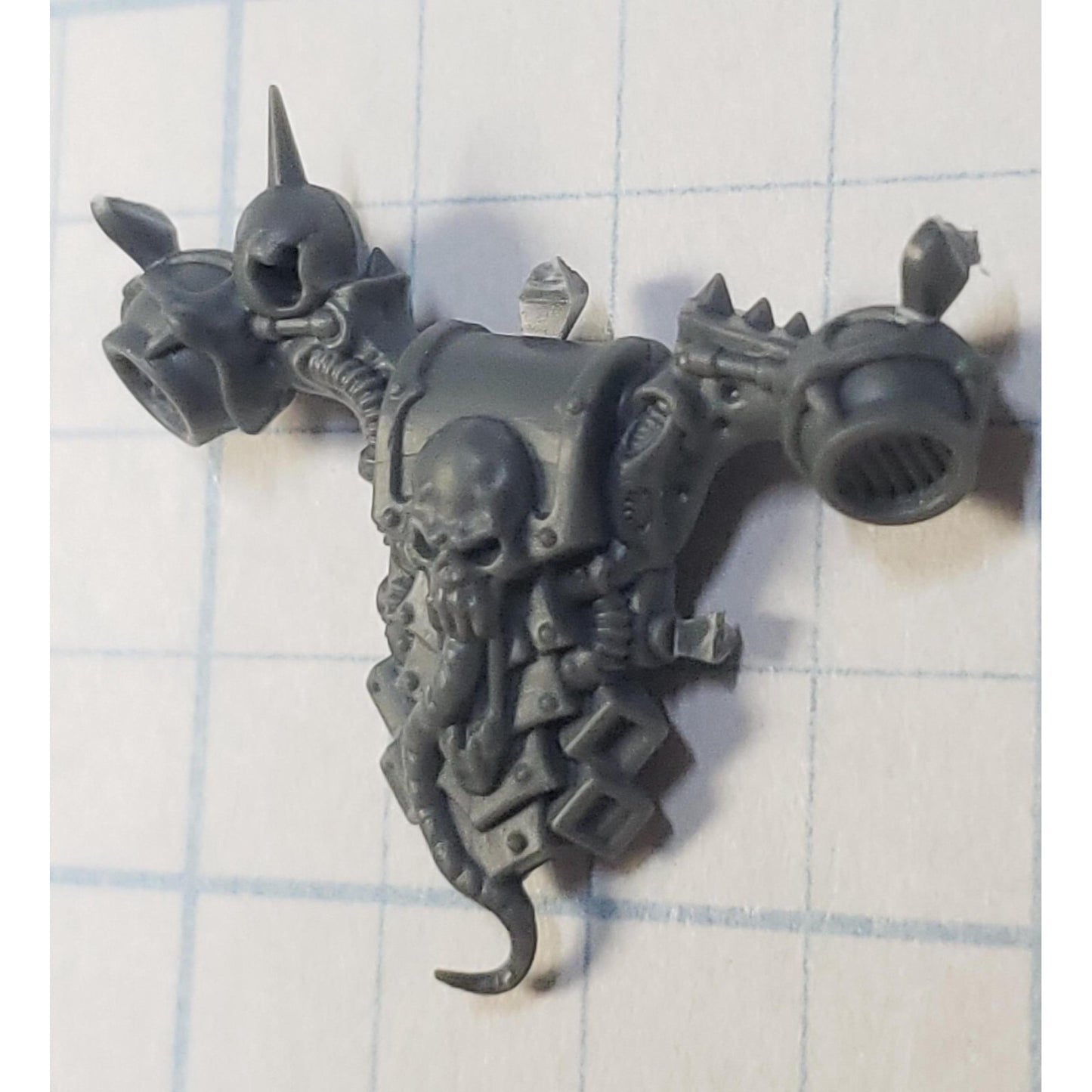 40k Chaos Space Marine Bits Chosen Engraved Mutated Backpack #13