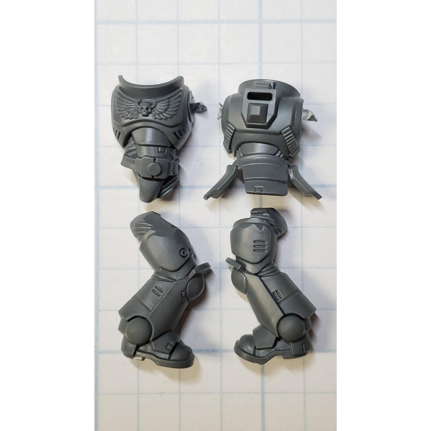 40K Space Marine Bits Assault Intercessor Armored Torso & Legs Set AB