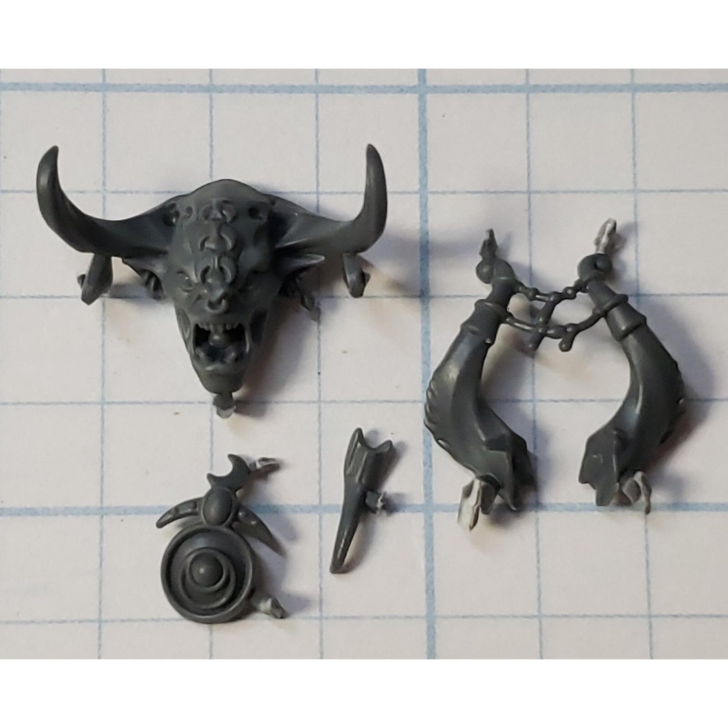40k Chaos Space Marines Bits Daemon Prince Head Faction Set Slaanesh