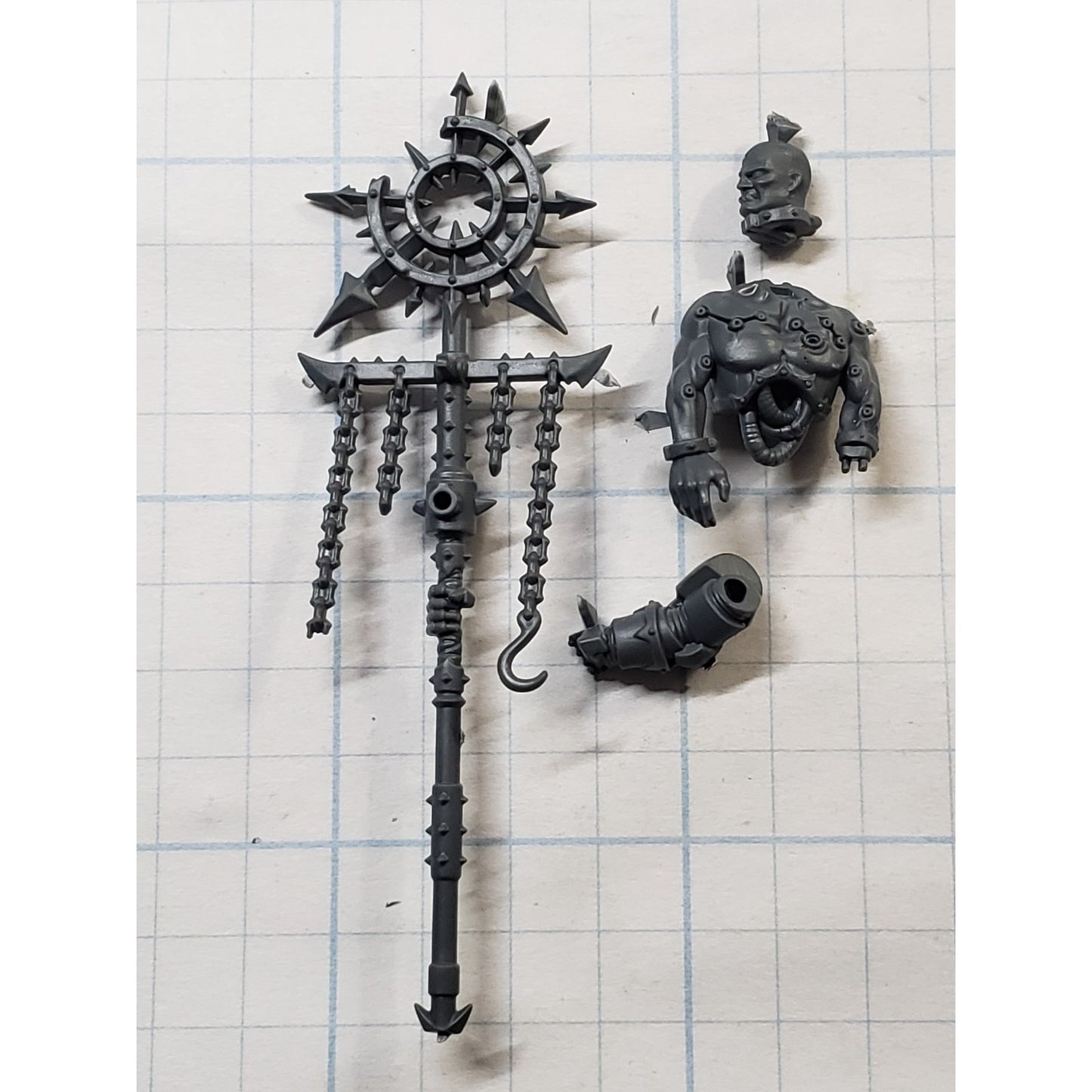40k Night Lords Bits Nemesis Claws Kill Team Ventrilokar Corpse Banner Icon B29