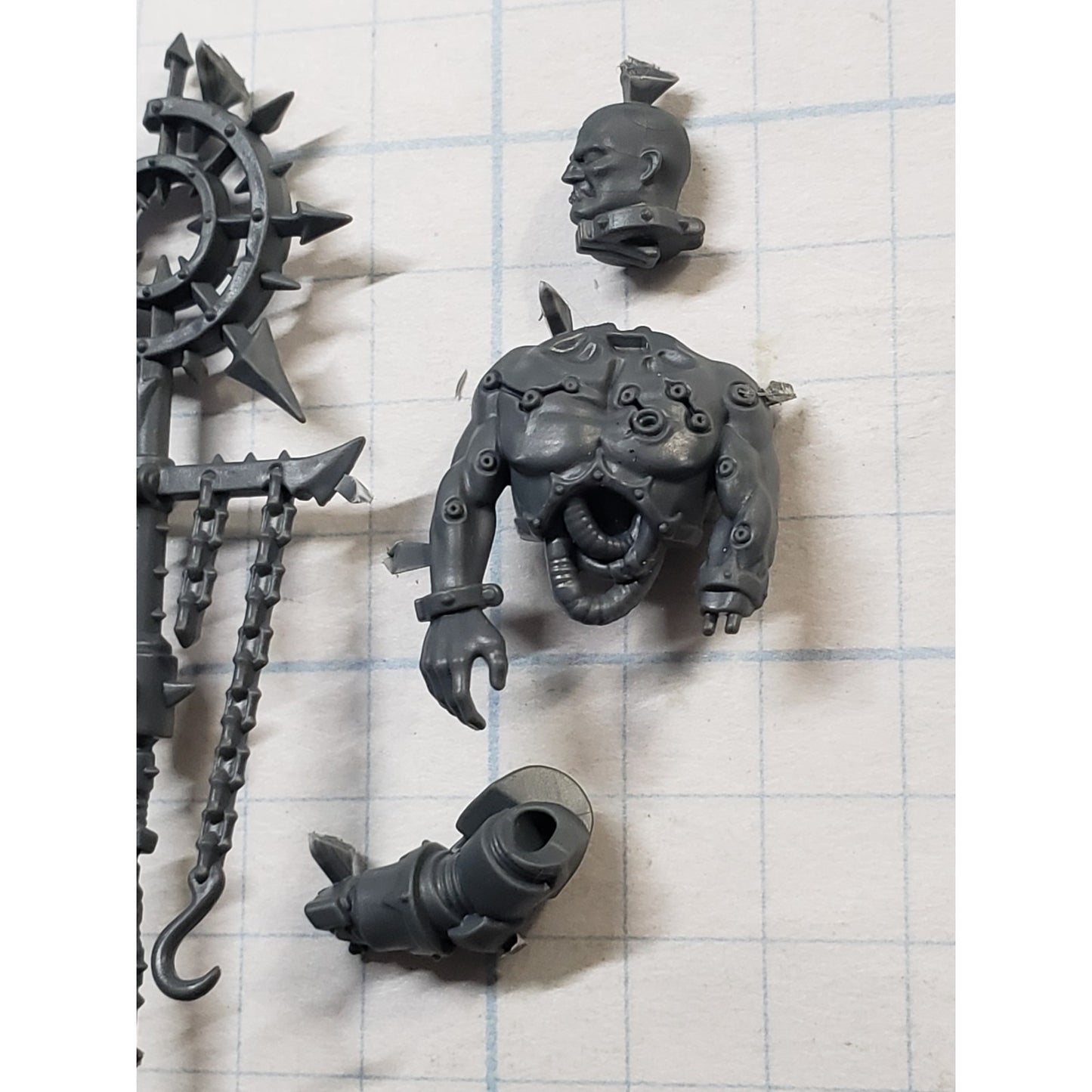 40k Night Lords Bits Nemesis Claws Kill Team Ventrilokar Corpse Banner Icon B29