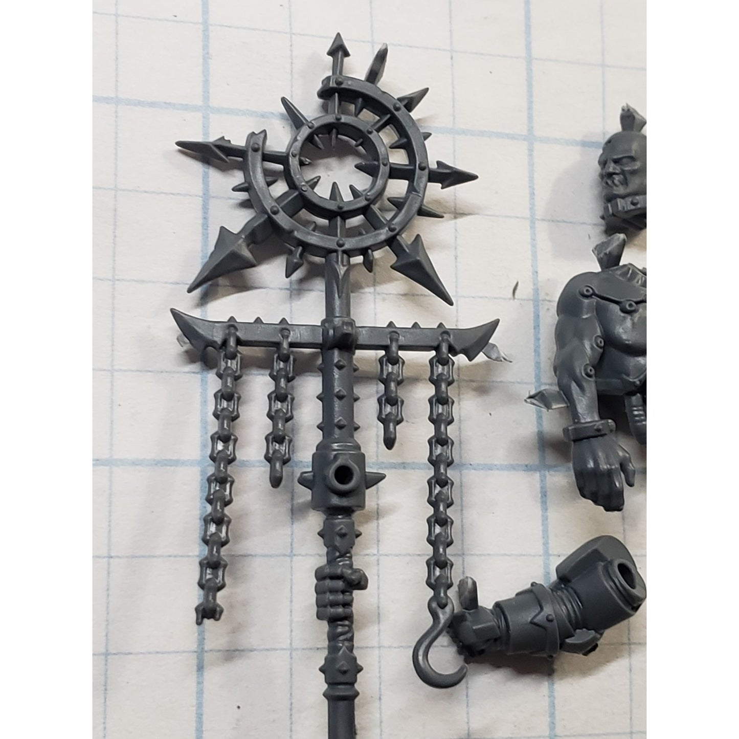 40k Night Lords Bits Nemesis Claws Kill Team Ventrilokar Corpse Banner Icon B29