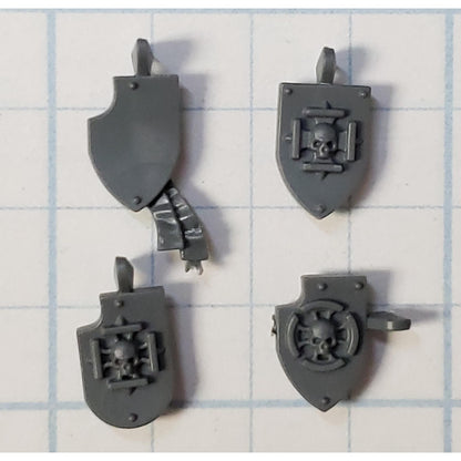 40k Space Marines Bits Terminator Squad Crux Shoulder Guard x4 Set