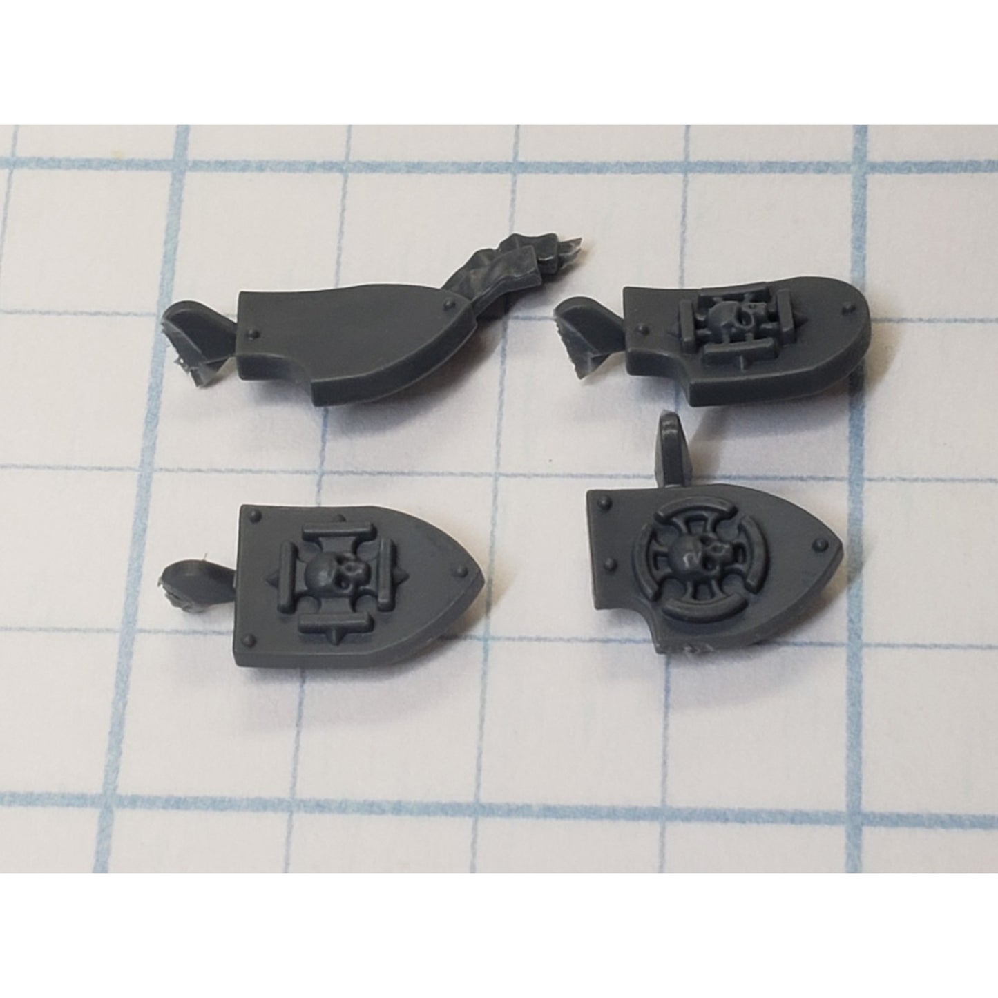 40k Space Marines Bits Terminator Squad Crux Shoulder Guard x4 Set