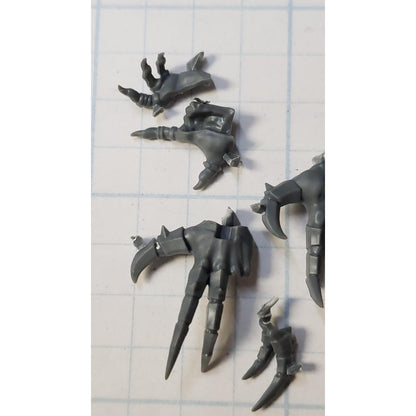 40k Chaos Space Marines Bits Daemon Prince Clawed Hands Set