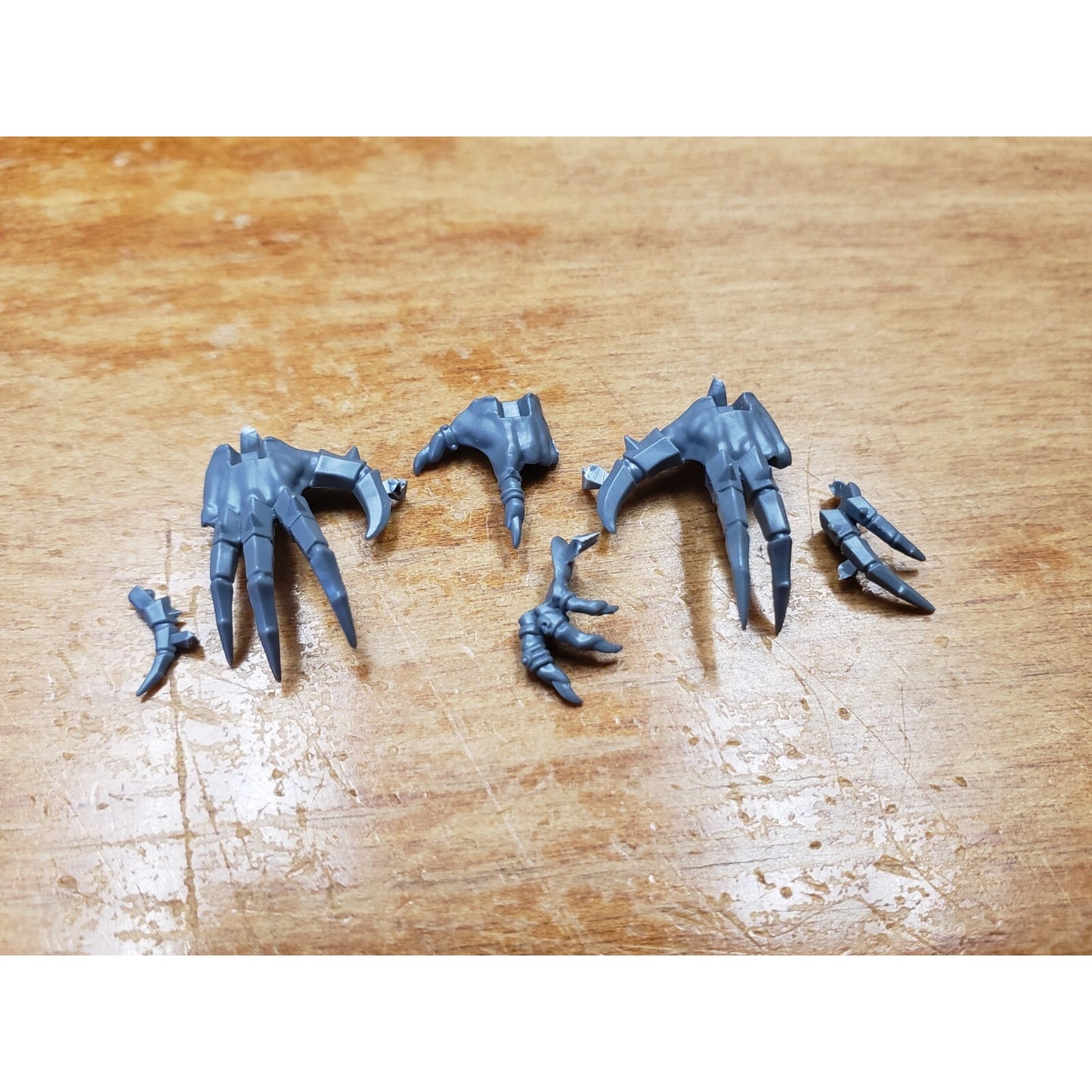 40k Chaos Space Marines Bits Daemon Prince Clawed Hands Set