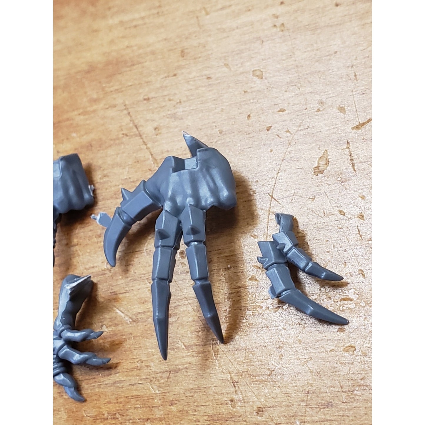 40k Chaos Space Marines Bits Daemon Prince Clawed Hands Set