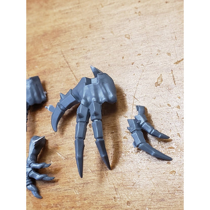 40k Chaos Space Marines Bits Daemon Prince Clawed Hands Set