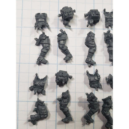 40k Astra Militarum Bits Cadian Shock Troops Torso Legs Set x 5