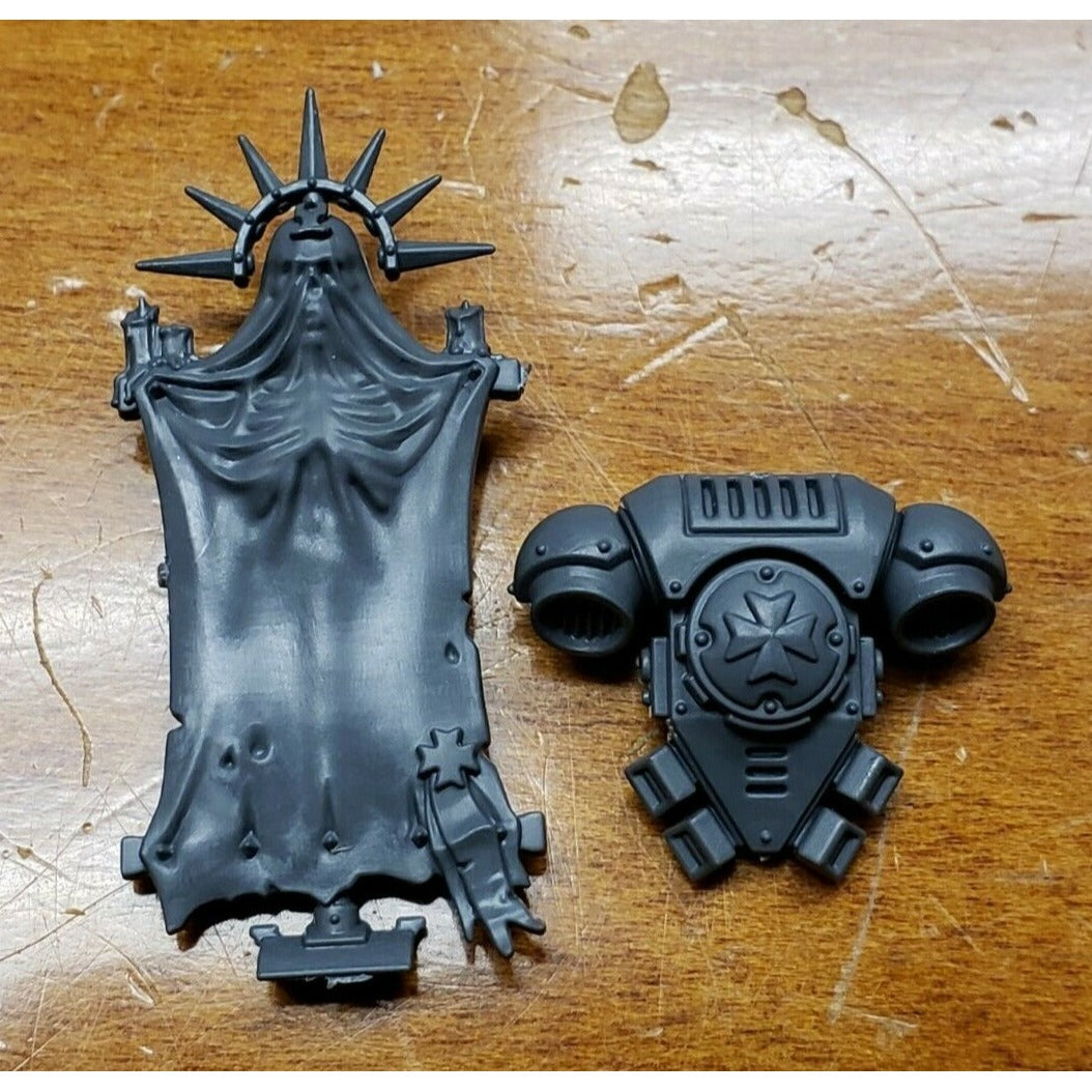 40k Black Templar Bits Primaris Upgrade Relic Aurillian Shroud Banner