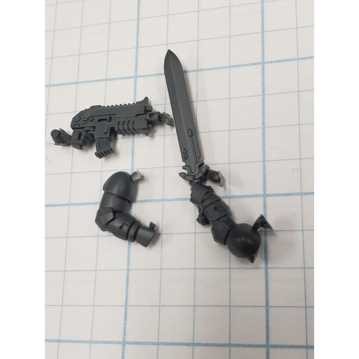 40k Space Wolves Bits Grey Hunters Pack Leader Power Sword Bolter #11