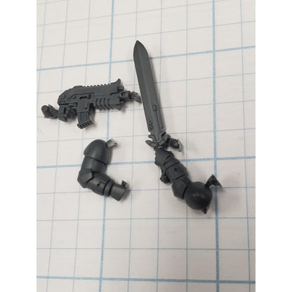 40k Space Wolves Bits Grey Hunters Pack Leader Power Sword Bolter #11