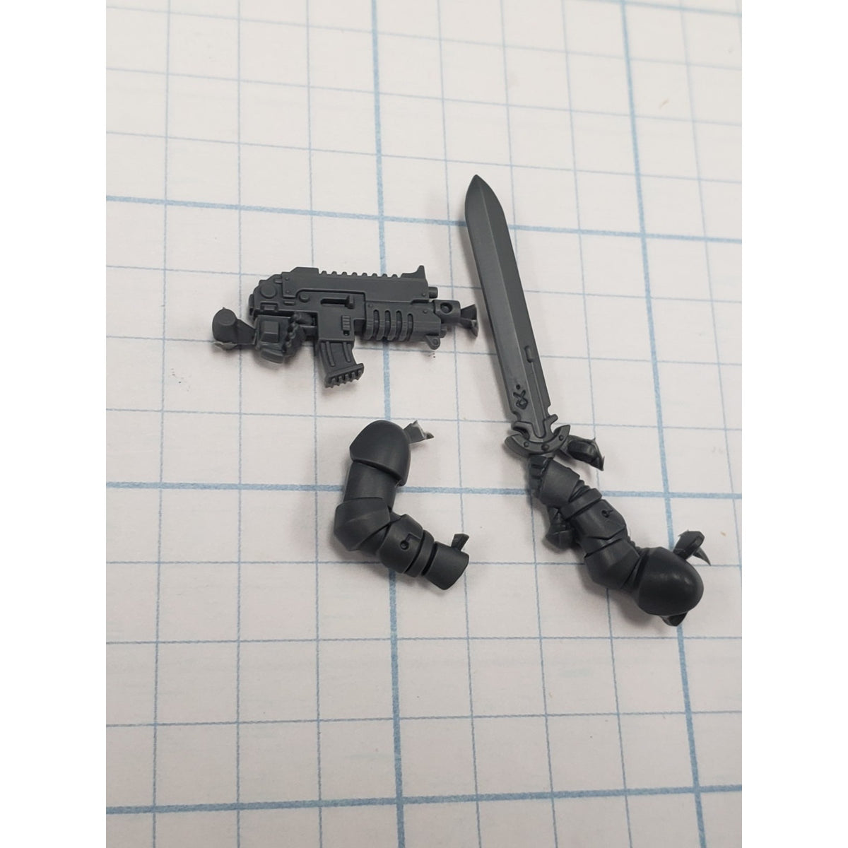 40k Space Wolves Bits Grey Hunters Pack Leader Power Sword Bolter #11