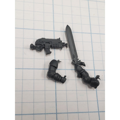 40k Space Wolves Bits Grey Hunters Pack Leader Power Sword Bolter #11