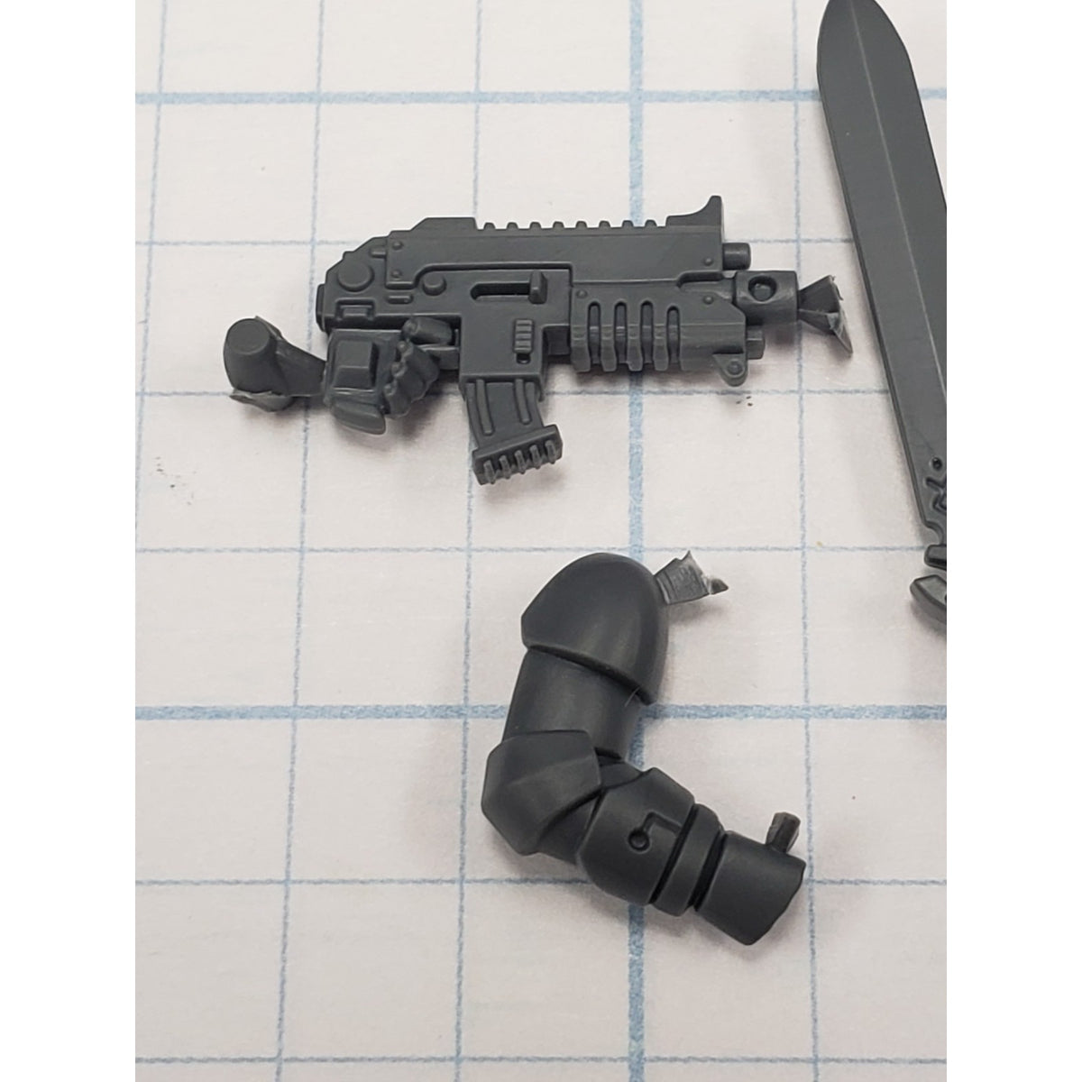 40k Space Wolves Bits Grey Hunters Pack Leader Power Sword Bolter #11
