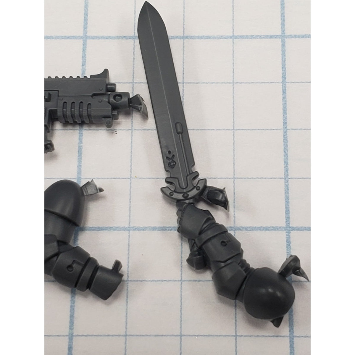 40k Space Wolves Bits Grey Hunters Pack Leader Power Sword Bolter #11