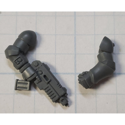 40K Space Marine Bits Assault Intercessor Bolt Pistol Reload Arms