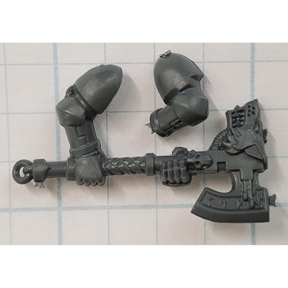 40k Space Wolves Bits Wolf Pack Wolf Guard Engraved Two-Hand Power Axe