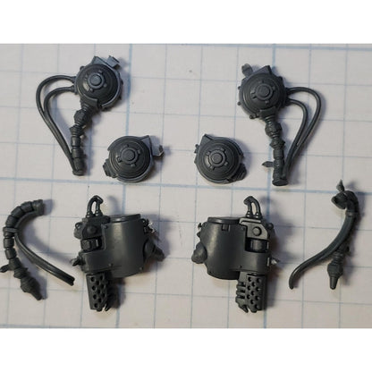 40K Space Marine Bits Aggressor Gravis Flamestorm Gauntlet Set #22
