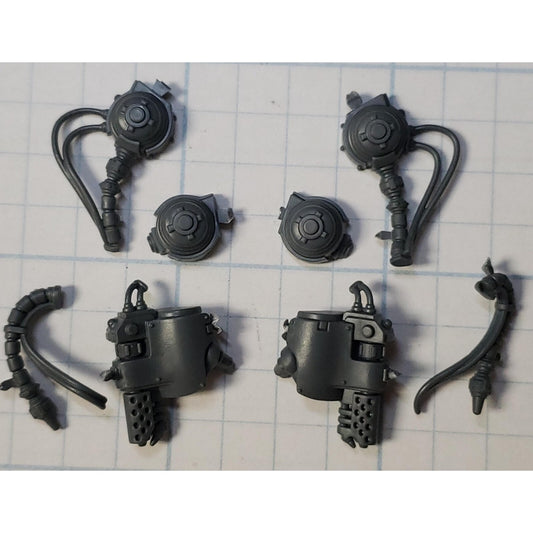40K Space Marine Bits Aggressor Gravis Flamestorm Gauntlet Set #22