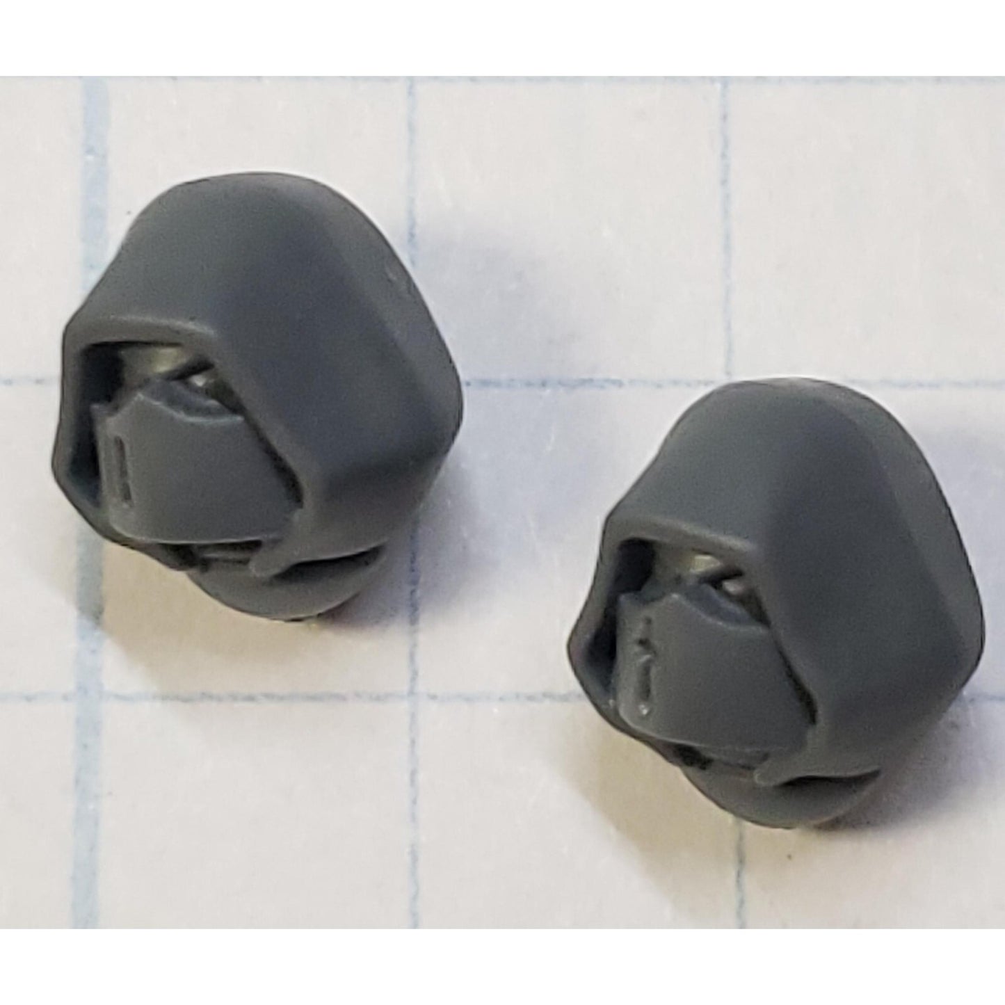 40k Dark Angels Bits Upgrade Hooded Crusade Helmet Heads x2 H27