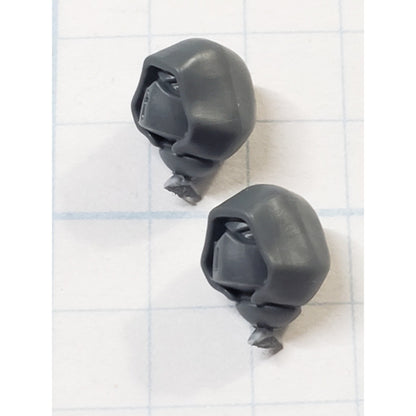 40k Dark Angels Bits Upgrade Hooded Crusade Helmet Heads x2 H27