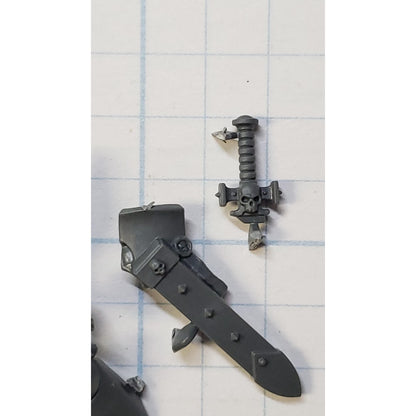 40k Space Marines Bits Bladeguard Veteran Torso Legs Sheath #01