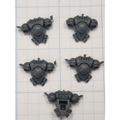 40K Space Marine Bits Assault Intercessor Backpack x5