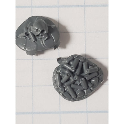 40k Space Marine  Bits  Devastator Squad Terrain Skull & Shells