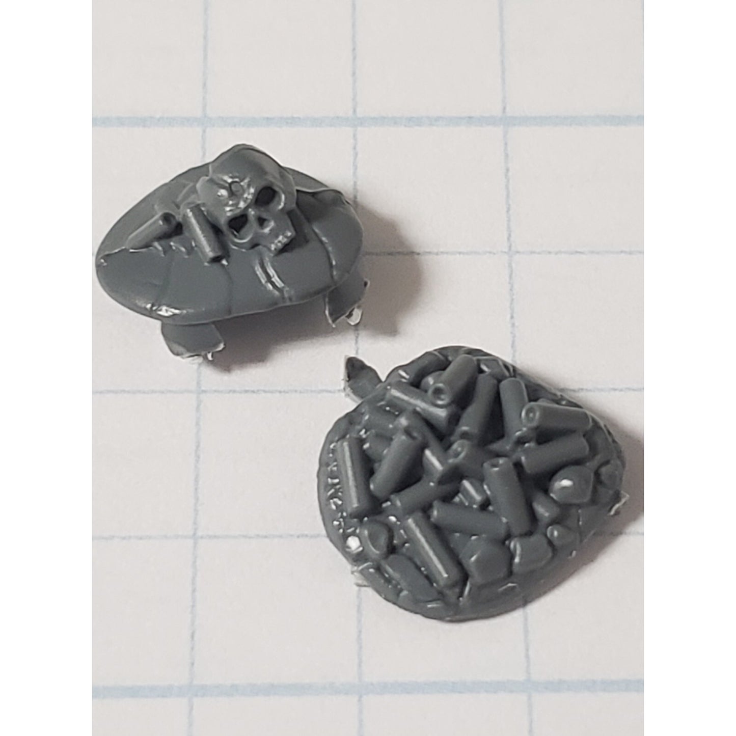 40k Space Marine  Bits  Devastator Squad Terrain Skull & Shells