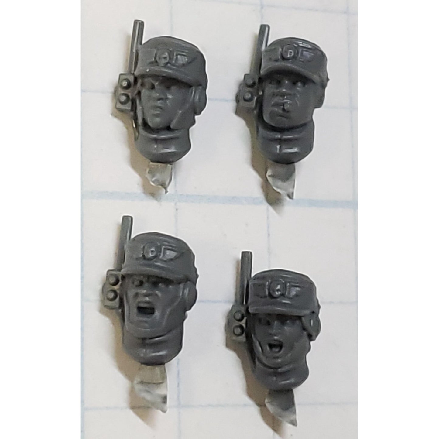 40k Astra Militarum Bits Cadian Shock Troops  Sergeant Kepi Hat Set