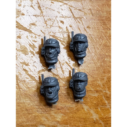 40k Astra Militarum Bits Cadian Shock Troops  Sergeant Kepi Hat Set
