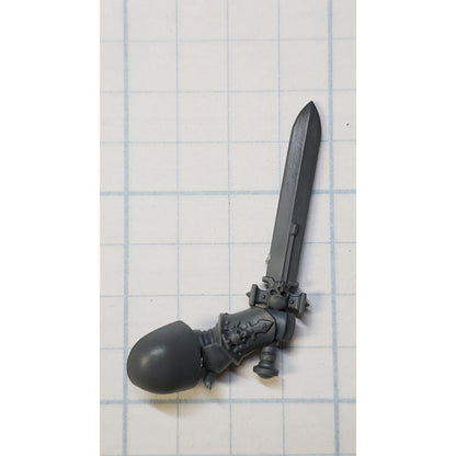 40k Space Marines Bits Bladeguard Veteran Raised Power Sword #44