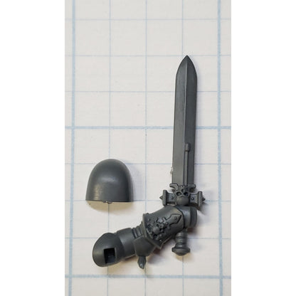 40k Space Marines Bits Bladeguard Veteran Raised Power Sword #44