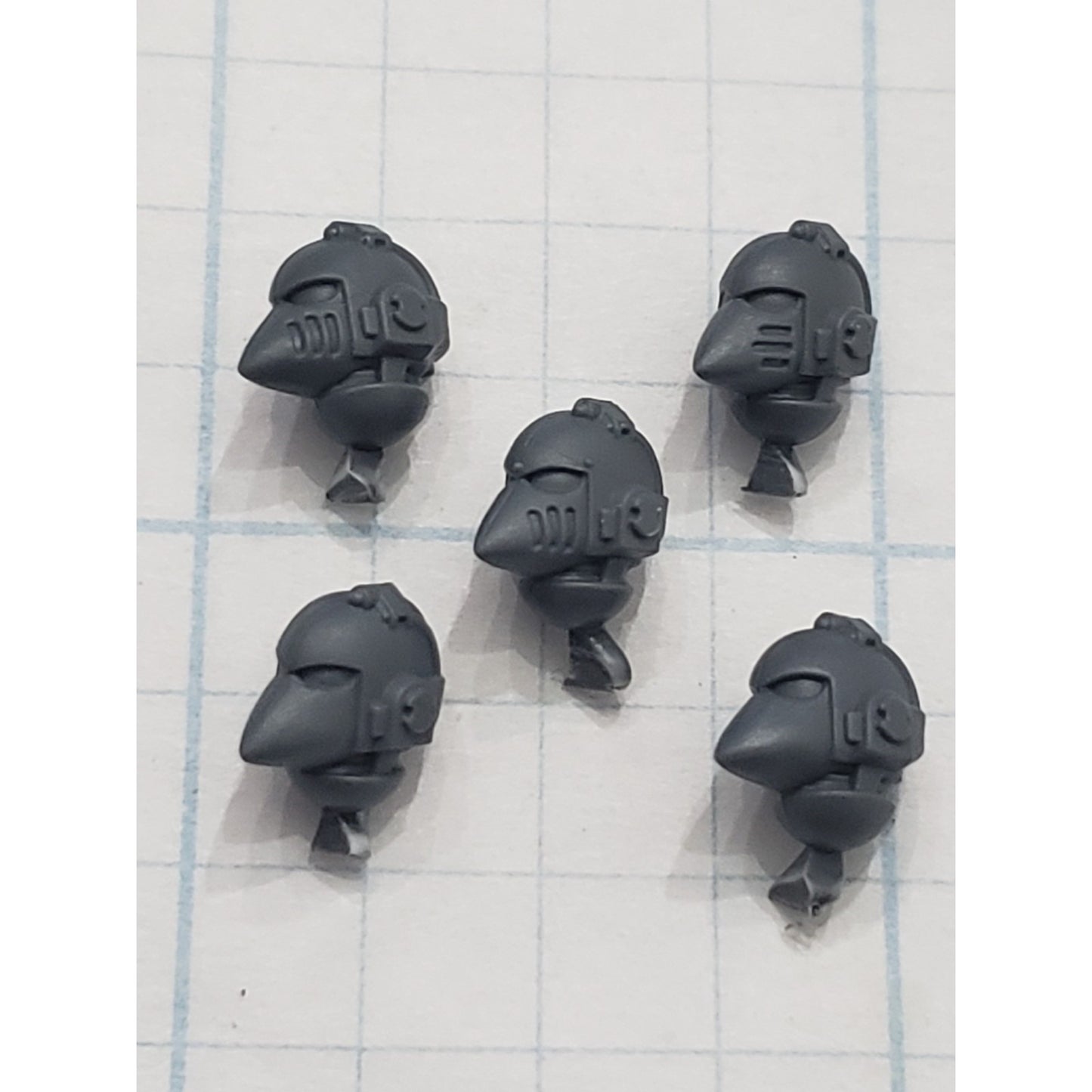 Space Marine Bits Mark 6 VI Tactical Squad Corvus Beakie Head Set 30K