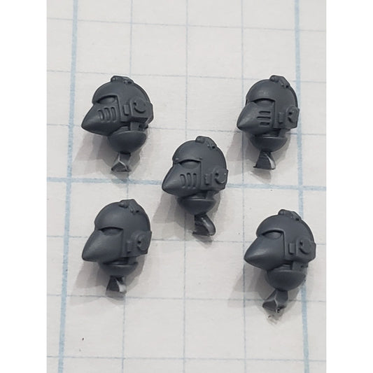 Space Marine Bits Mark 6 VI Tactical Squad Corvus Beakie Head Set 30K