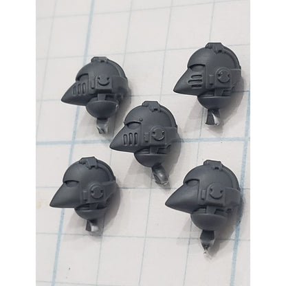 Space Marine Bits Mark 6 VI Tactical Squad Corvus Beakie Head Set 30K