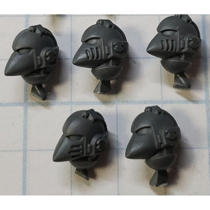 Space Marine Bits Mark 6 VI Tactical Squad Corvus Beakie Head Set 30K