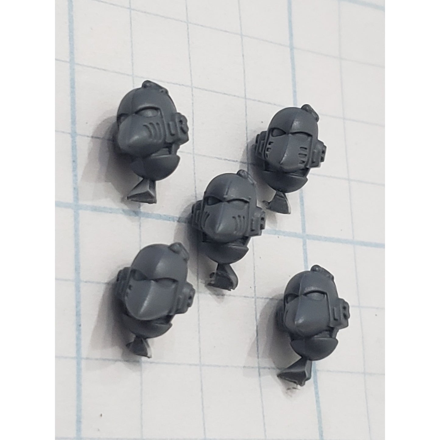 Space Marine Bits Mark 6 VI Tactical Squad Corvus Beakie Head Set 30K