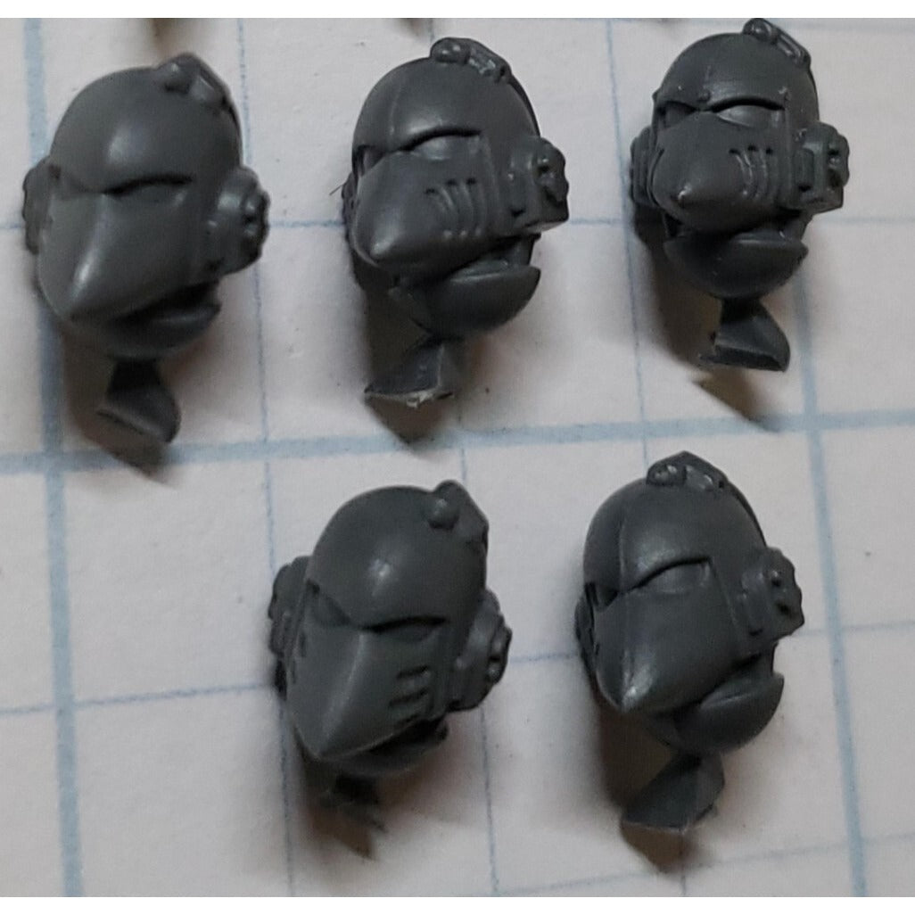Space Marine Bits Mark 6 VI Tactical Squad Corvus Beakie Head Set 30K