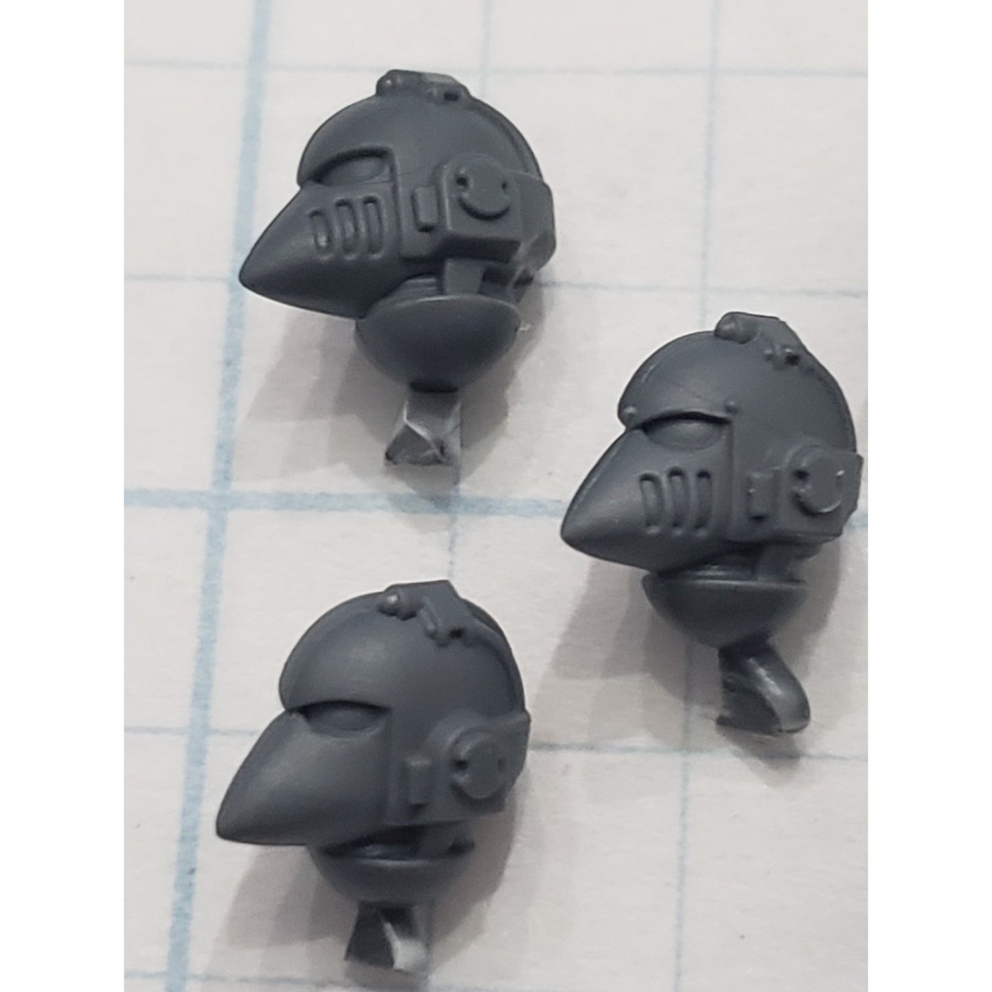Space Marine Bits Mark 6 VI Tactical Squad Corvus Beakie Head Set 30K